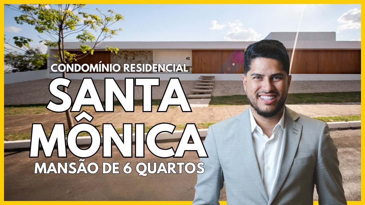 RESIDÊNCIA DE ALTO PADRÃO NO RESIDENCIAL SANTA MÔNICA, JARDIM BOTÂNICO