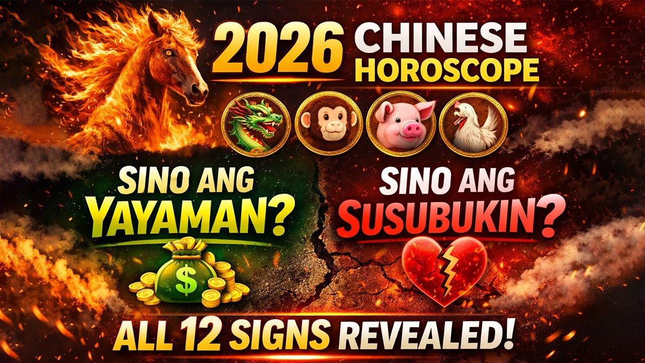 2026 Chinese Horoscope: Sino ang Yayaman? Sino ang Susubukin? 🔥 (All 12 Signs Revealed)