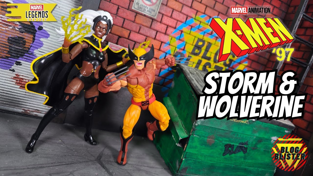 Marvel Legends Storm y Wolverine X Men 97 Two Pack Hasbro Pulse Exclusive Reseña Review En Español