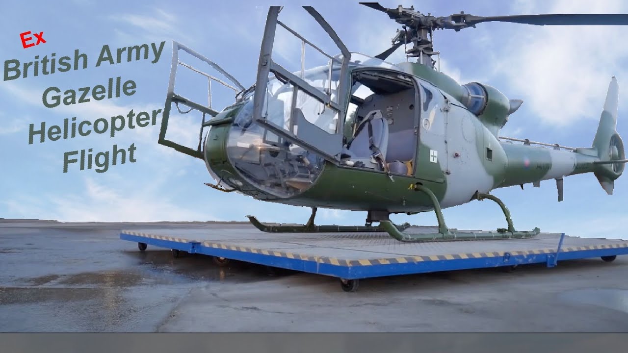 Обзор самолета: бывший британский армейский вертолет Gazelle