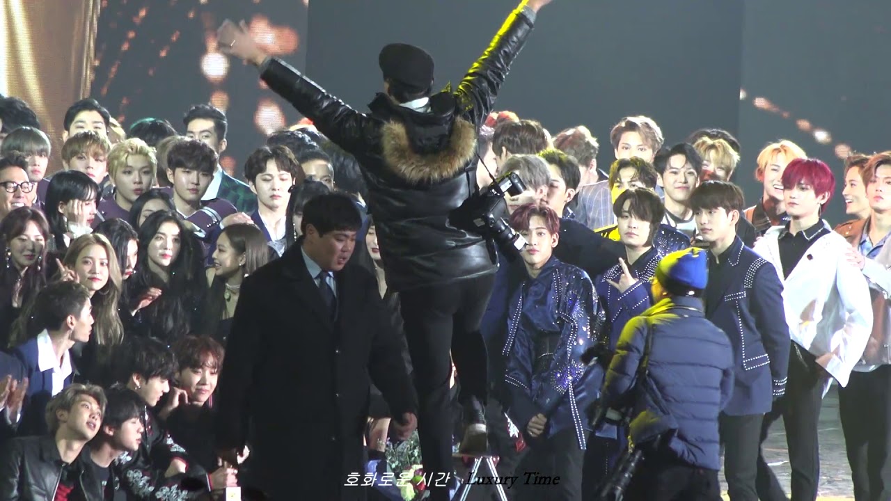 180125 서울가요대상 "엔딩 포토타임” 세븐틴 SEVENTEEN 호시 직캠 HOSHI FOCUS