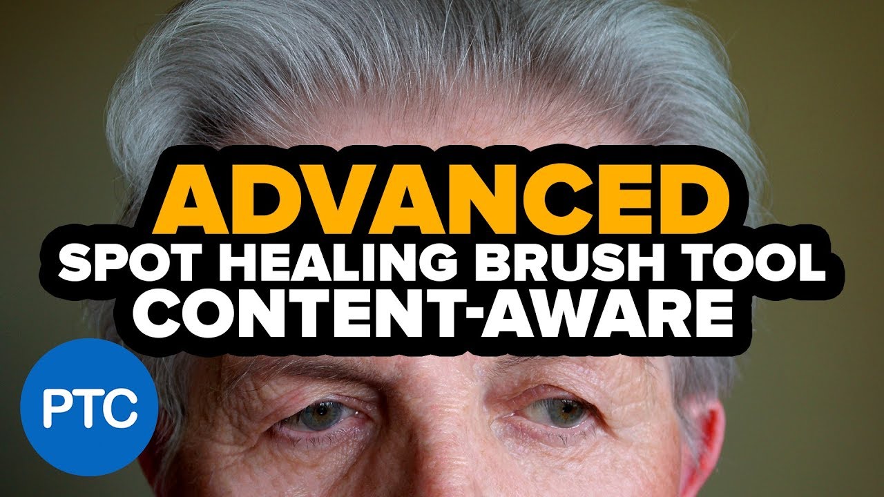 How To Use The SPOT HEALING BRUSH TOOL With CONTENT-AWARE in Photoshop - ADVANCED Method