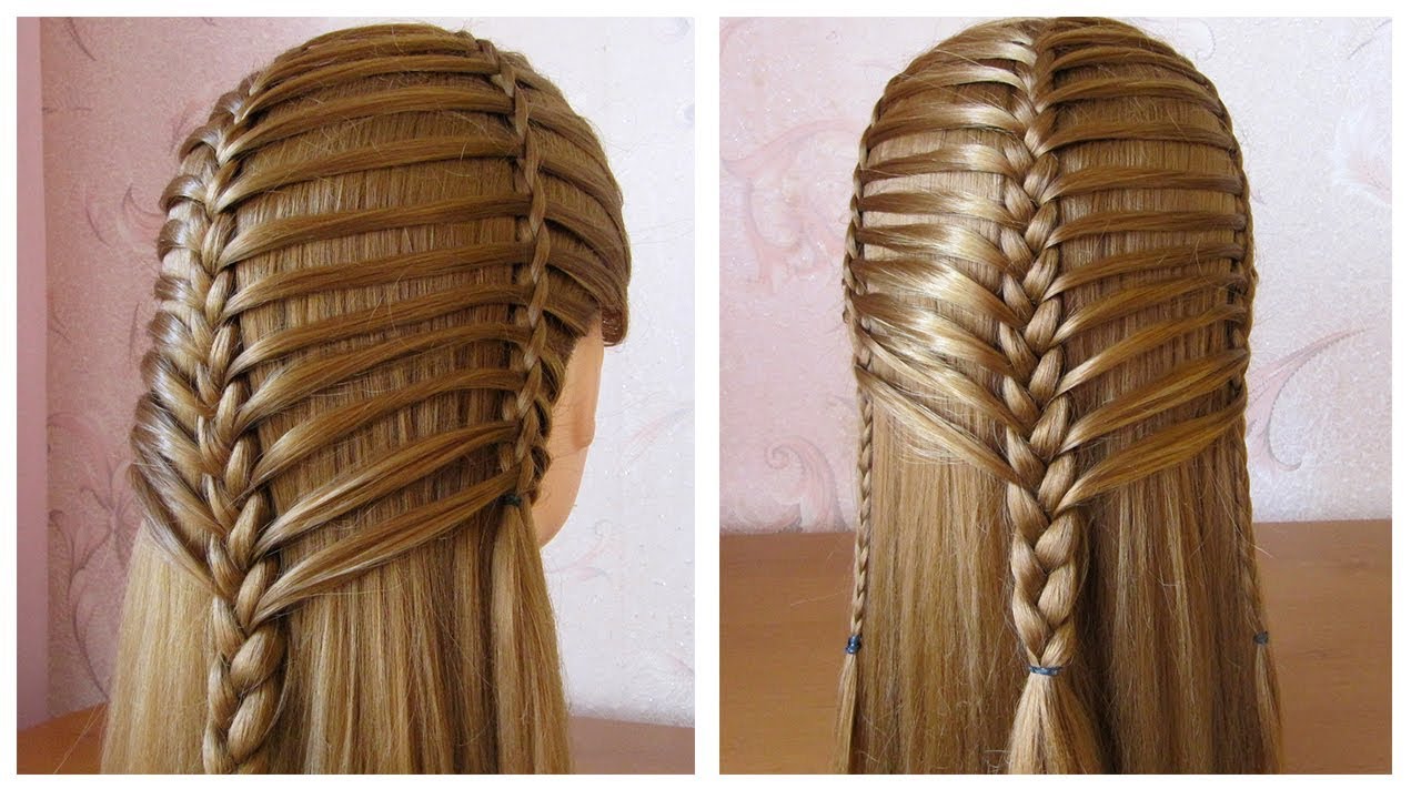 Coiffure pour tous les jours cheveux long/mi long ✬ Coiffure avec tresse ✬ facile à faire