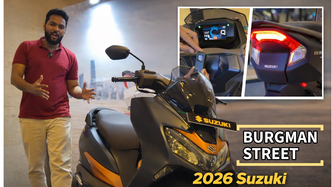 Best 125cc Maxi Scooter! 2026 Suzuki Burgman Street