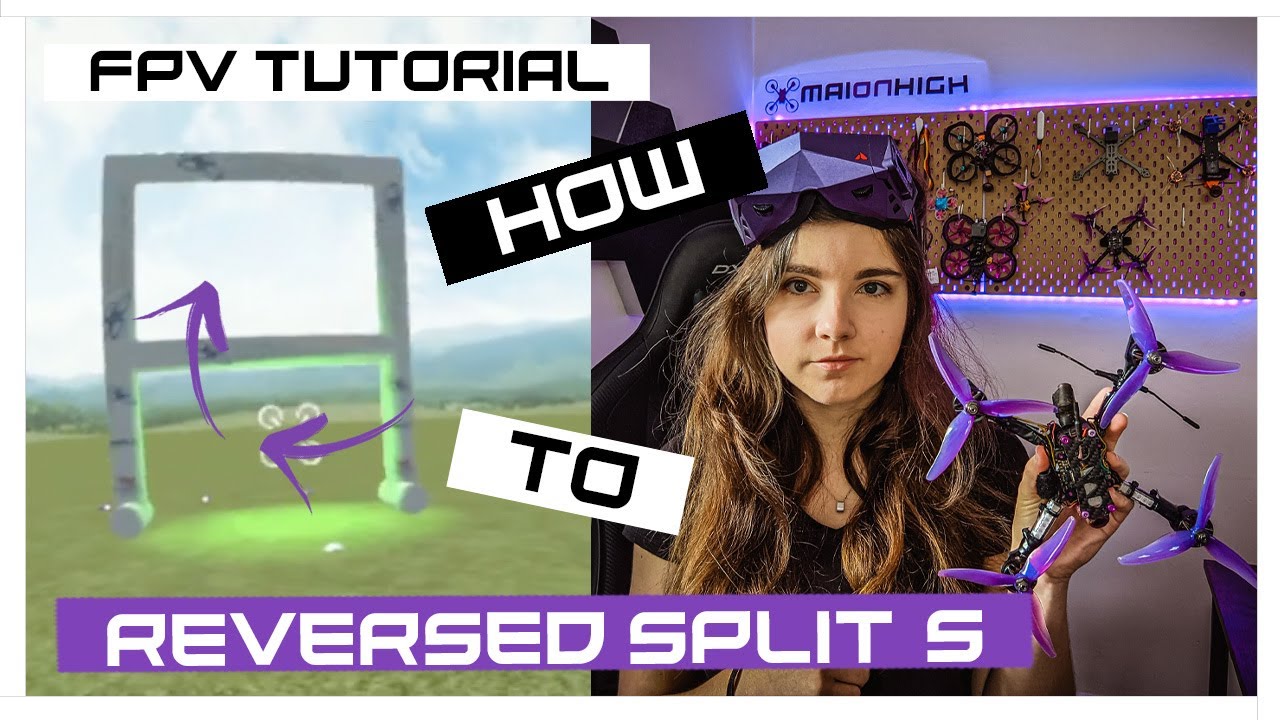 How to reverse split-S - FPV trick tutorial - velocidrone | MaiOnHigh