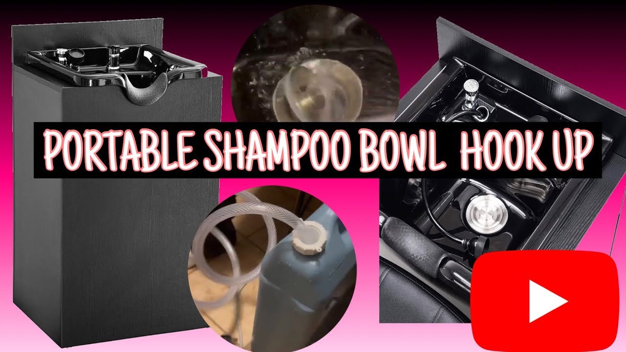 PART #1 HOW TO SET UP A PORTABLE SHAMPOO BOWL FOR SALON