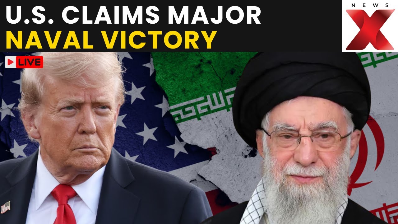 Iran‑US War LIVE: Trump Claims US Destroyed 42 Iranian Naval Vessels in Major Sea Strike