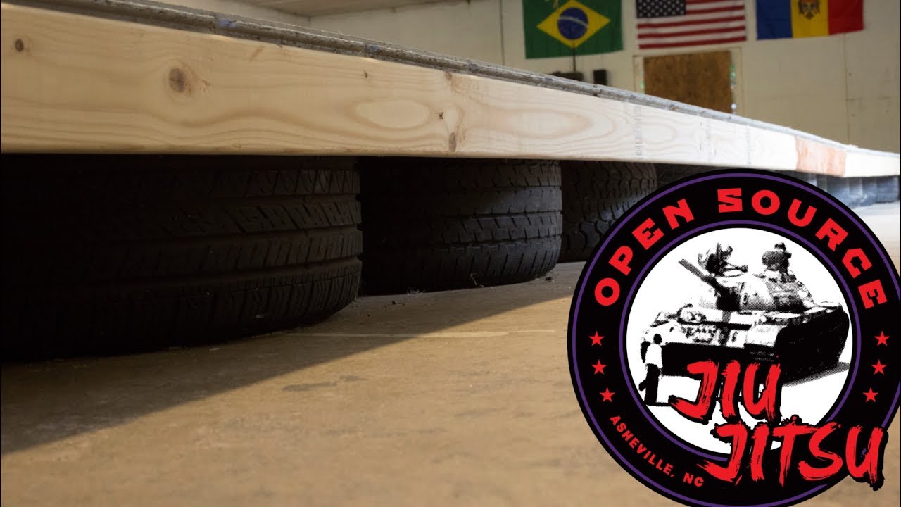 Sprung Floor with Tires ::: Open Source Jiu-Jitsu