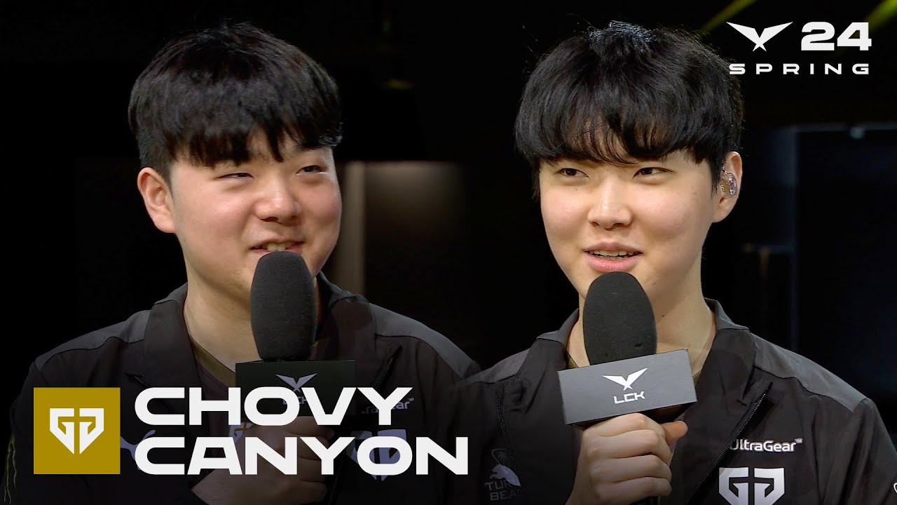 Chovy, Canyon 인터뷰 | GEN vs. HLE | 02.17 | 2024 LCK 스프링 스플릿