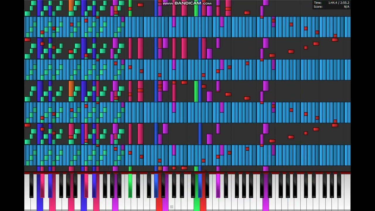 [Black MIDI] Stops at the affected area and immediately dissolves ~ Lunatic Udongein - 1.06M Notes