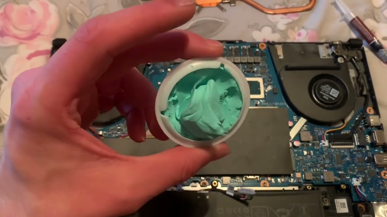 Замена термопасты и замазки ASUS TUF F15