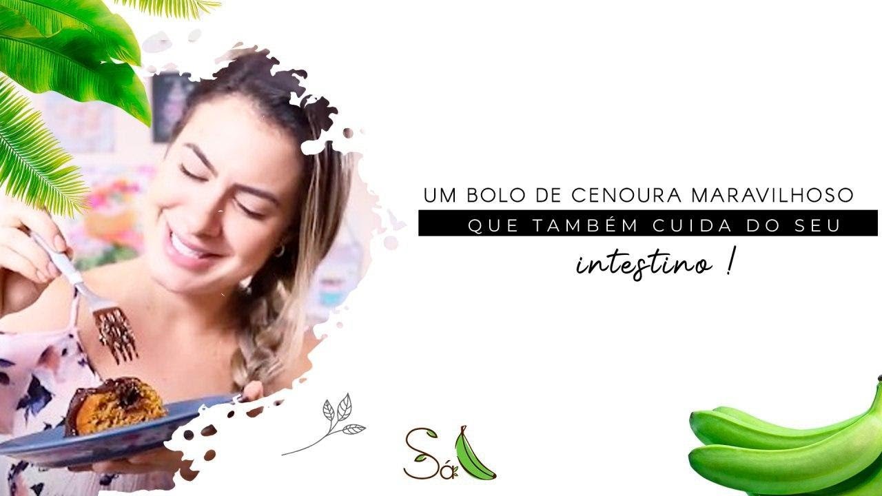 Um bolo de cenoura maravilhoso que também cuida do seu intestino