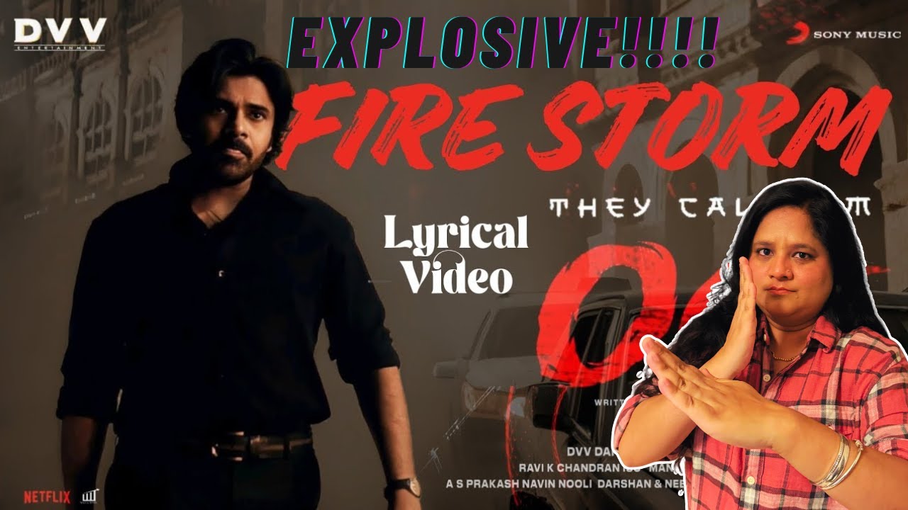 Firestorm Song Reaction | They Call him OG Movie | Pawan Kalyan | Thaman S