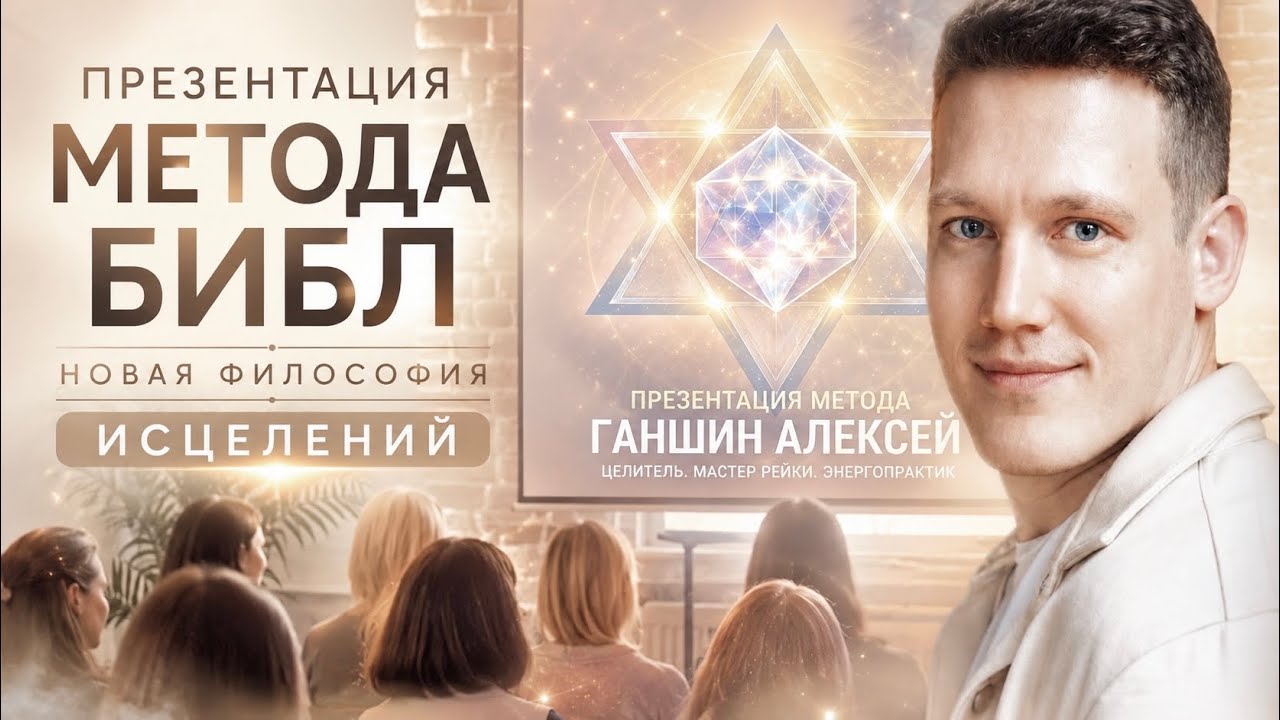 ПРЕЗЕНТАЦИЯ АВТОРСКОГО МЕТОДА ИСЦЕЛЕНИЙ НА УРОВНЕ ДУШИ БИБЛ 