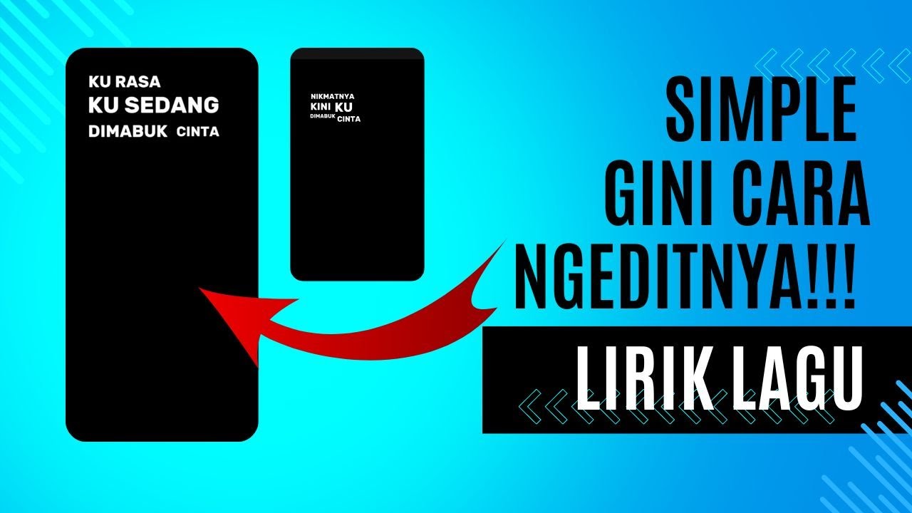 CARA GAMPANG BUAT LIRIK LAGU PERKATA || LIRIK AESTETIC || TUTORIAL CAPCUT