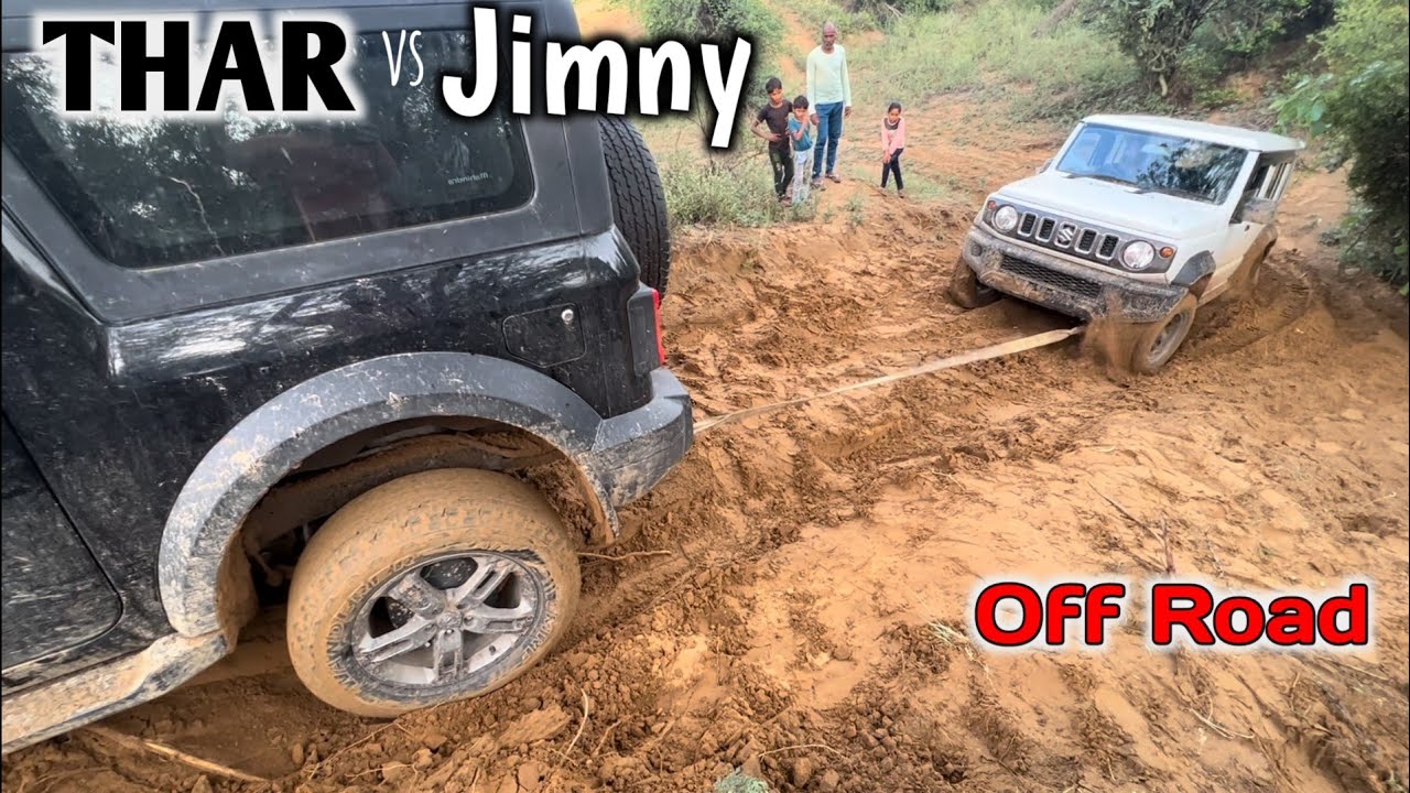 Jimny ne Thar ko nikala ये क्या हो गया || Jimny vs Thar off road ||Jimny 5 Door 2023