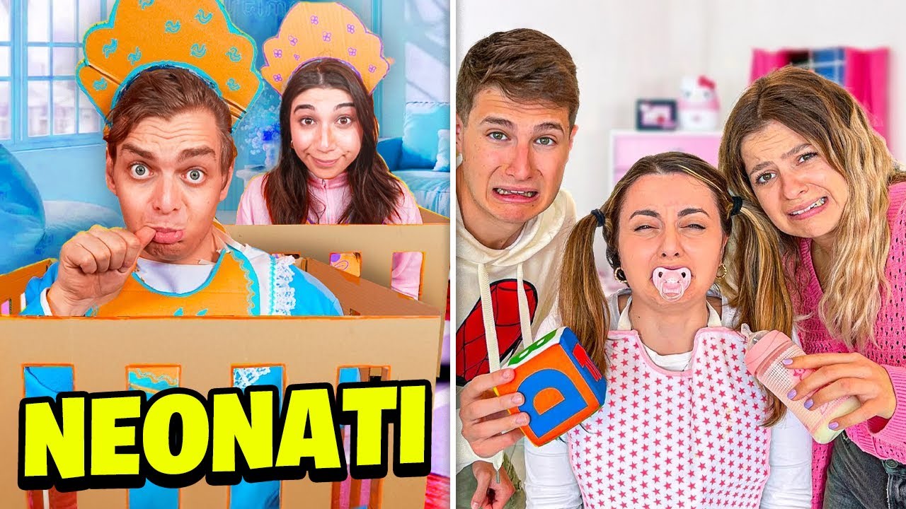 5 STORIE DI DANI E ROBBI CHE DIVENTANO NEONATI PER 24 ORE E I NOSTRI AMICI FANNO DA BABYSITTER!