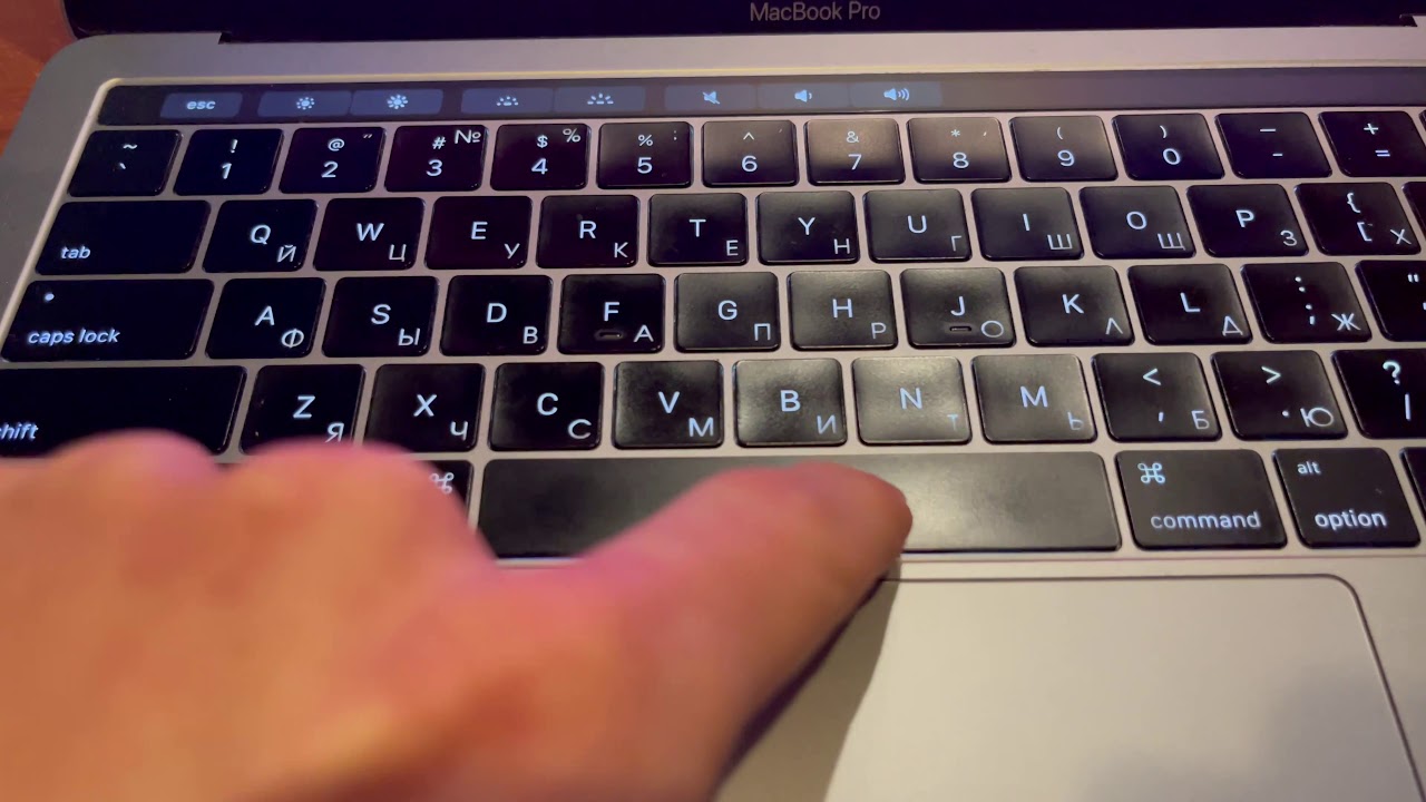 Как Сделать Пробел (Space Bar) на MacBook Pro 2016 (А1706 A1707 A1708)