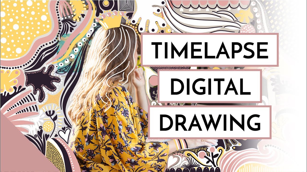 Timelapse Digital Drawing - Design by Cheyney (Illustration Process on Adobe Draw and Illustrator)