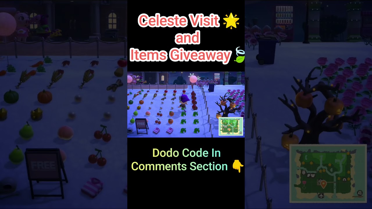Celeste today is here, You can also take some things. #gameplay #animalcrossing