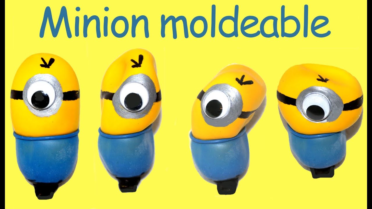 Minion moldeable Fidget toy anti stress con globos. antistress ball balloon diy