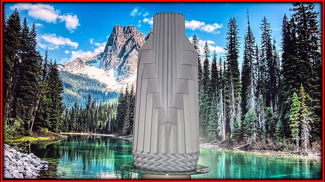 Miura Cylinder Base and Accordion Cylinder Top – Paper Lamp Origami V2