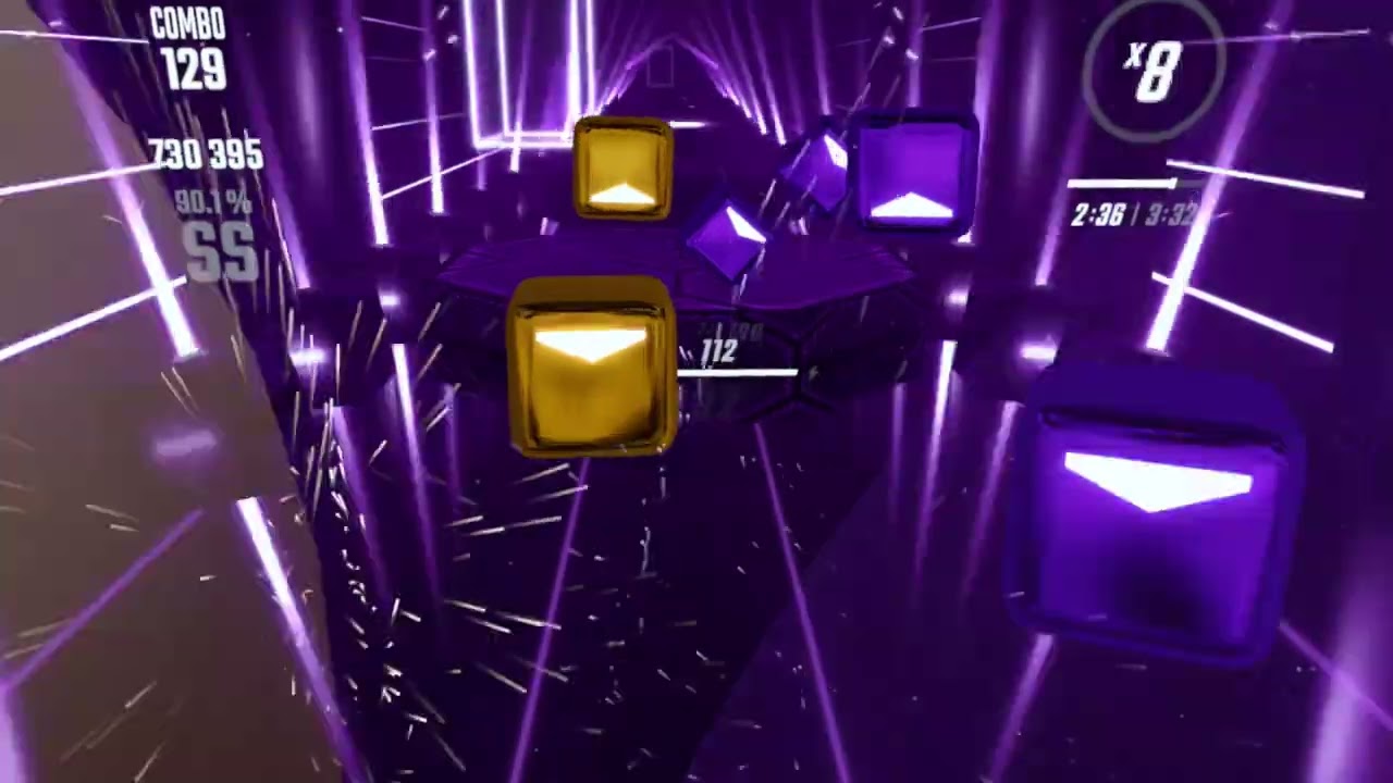 Top 2000 beat saber player tries OST 8 for the first time