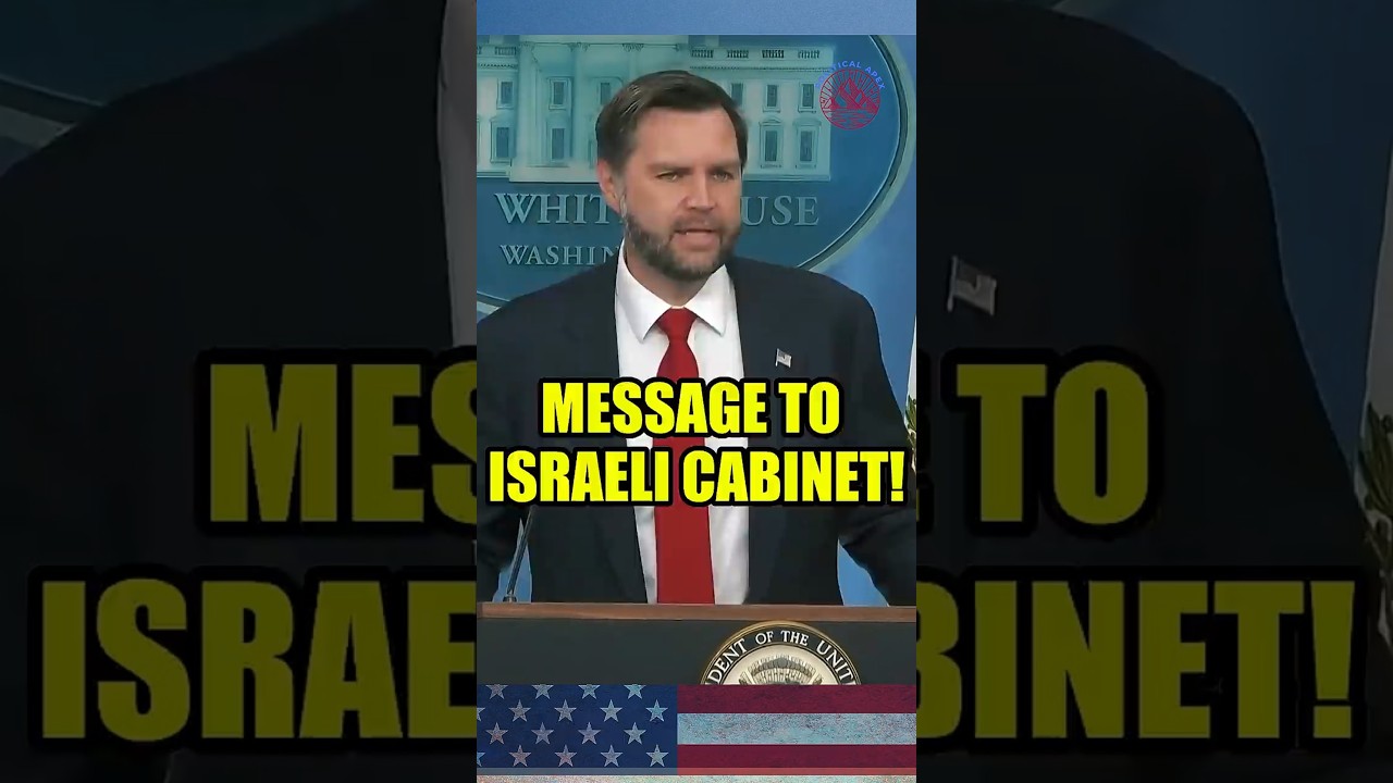 Джей Ди Вэнс критикует кабинет Биби‼️🔥 #usa #america #politics #israel #uk #jdvance #pressconfren...