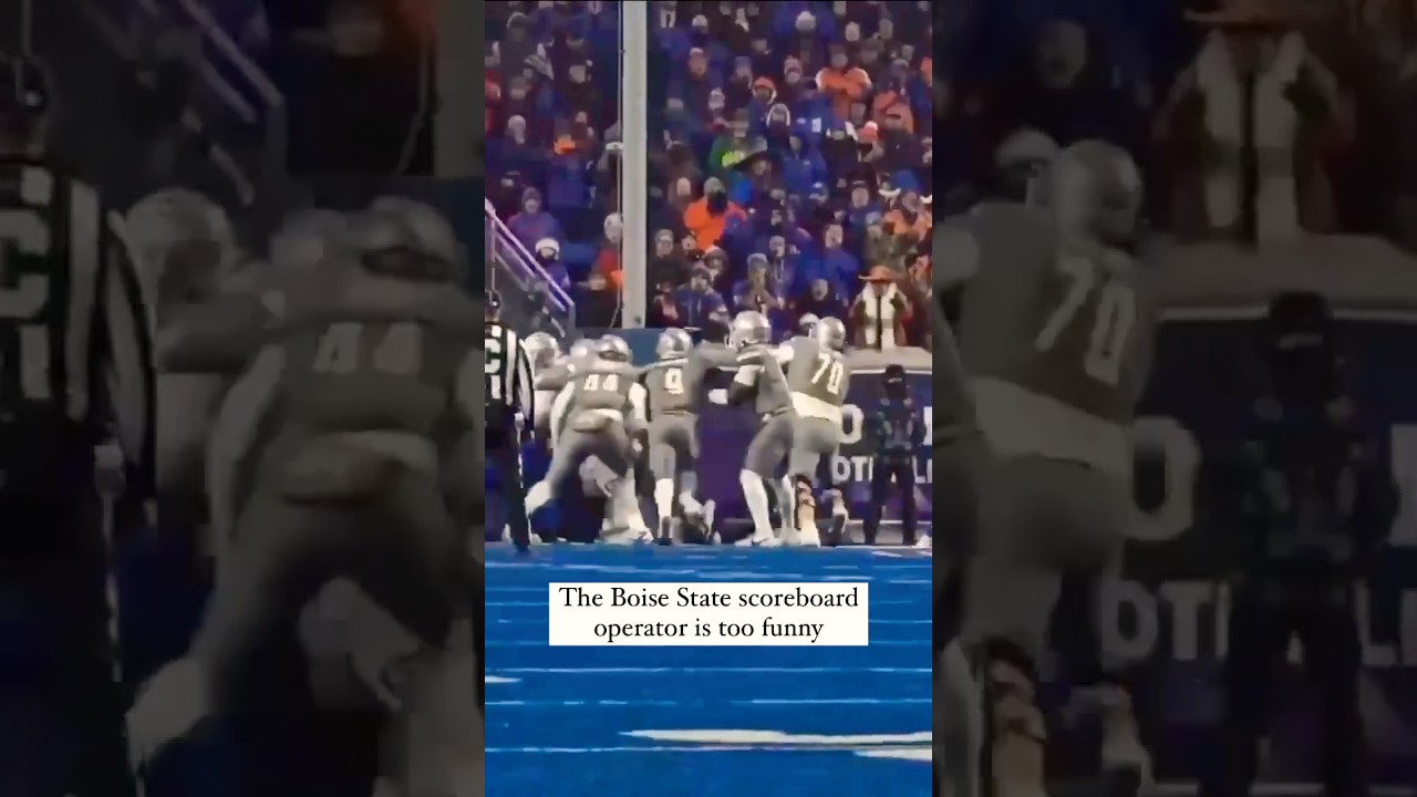 Лучший оператор табло в спорте! #шорты #boisestate #unlv