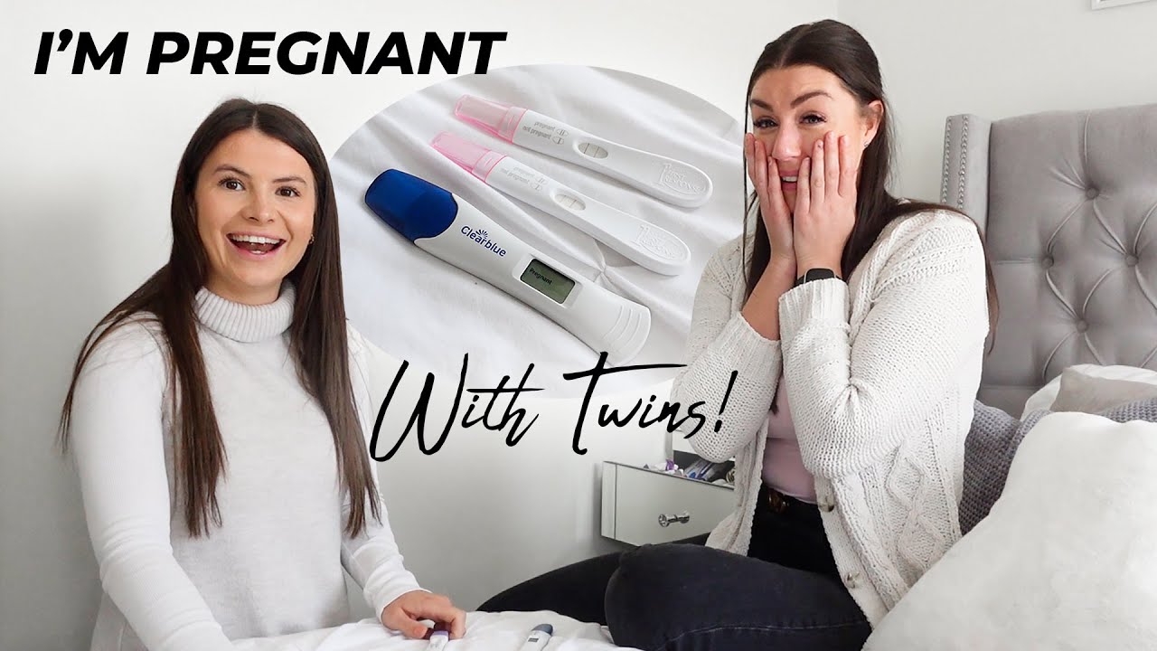 TELLING MY SISTER AND BEST FRIEND THAT I'M PREGNANT WITH TWINS!