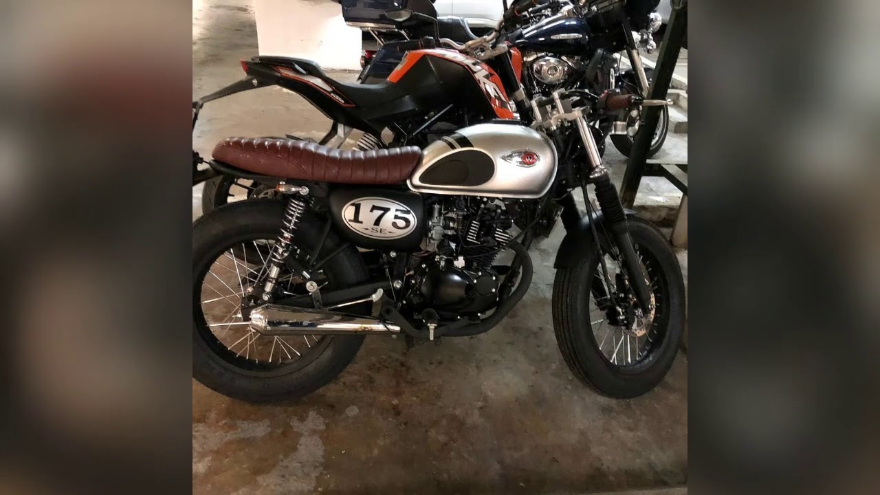 Kumpulan Custom Kawasaki W175 SE Modifikasi Simple Sampai Cafe Racer