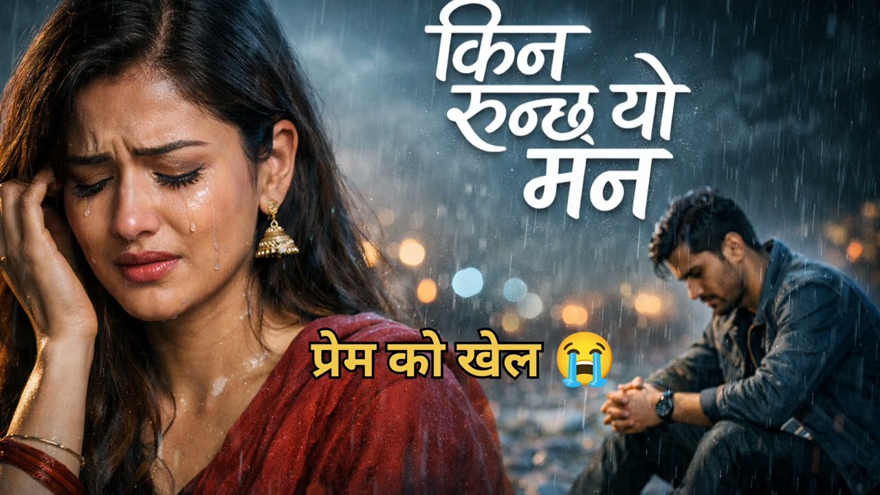 किन् रुन्छ यो मन 😢 kin runchh yo man 💔 Nepali aadhunik git sad ai music 