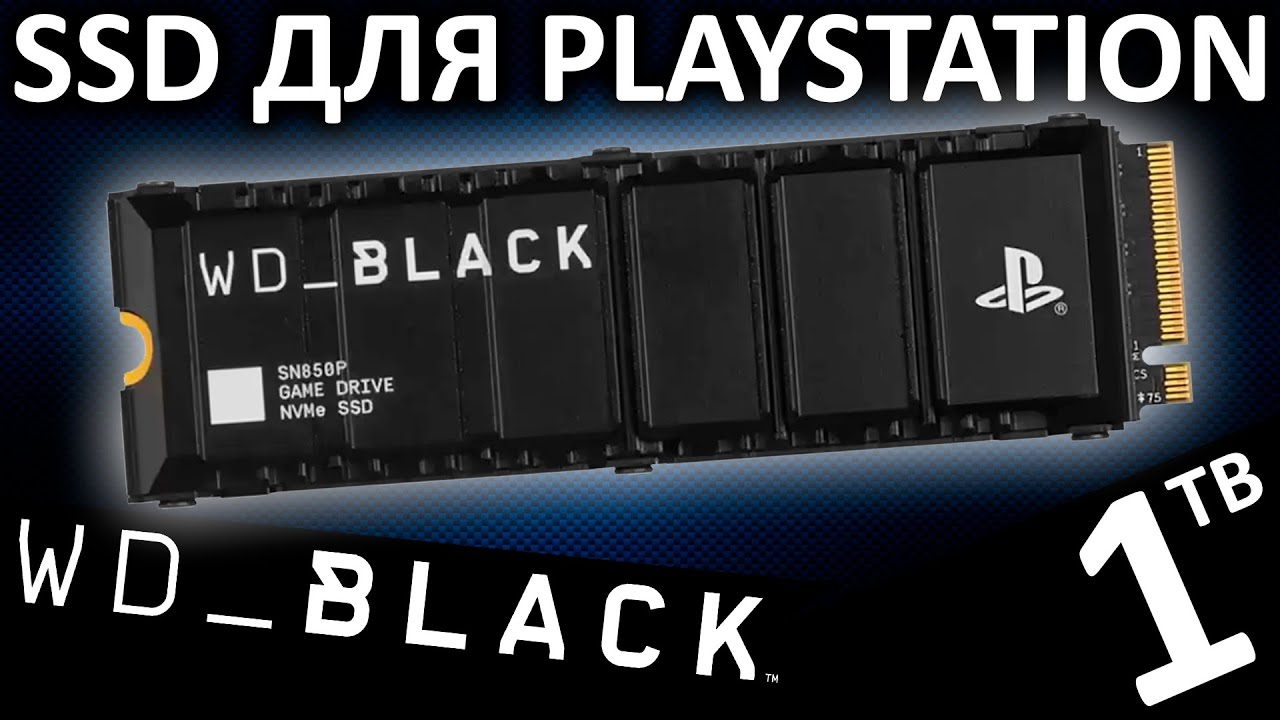 SSD для PlayStation 5 - WD_BLACK SN850P 1TB (WDBBYV0010BNC-WRSN)