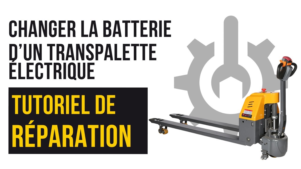 Changement de batterie du transpalette électrique
