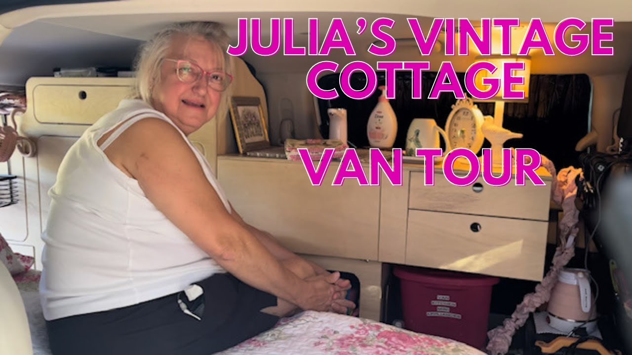 2023 Chrysler Pacifica Pretty-in-Pink Glamper Conversion Van Tour