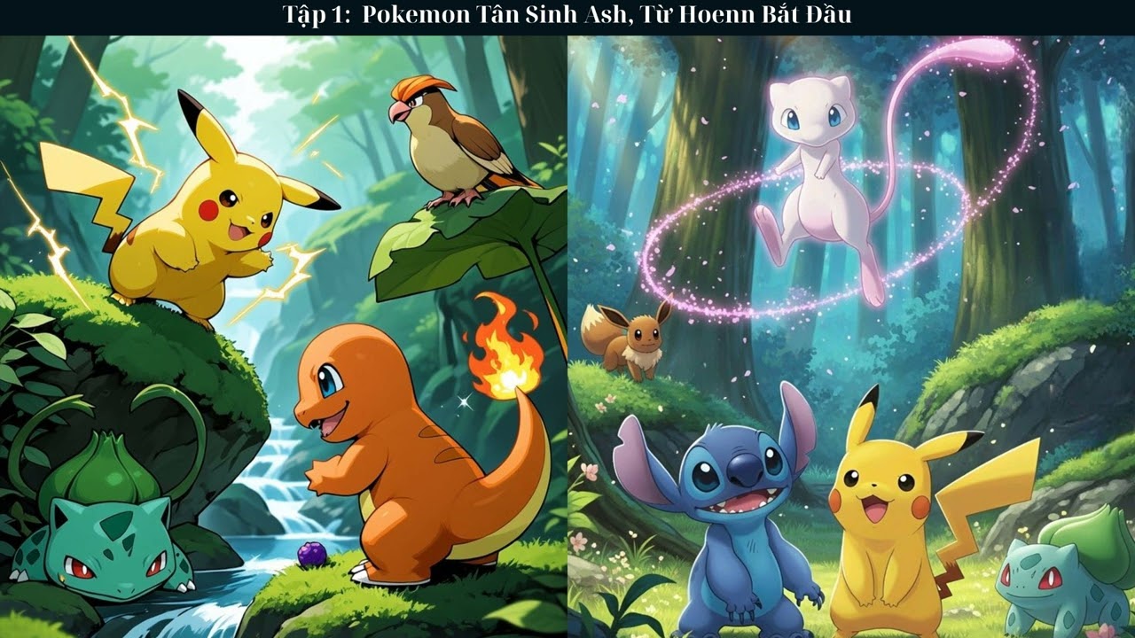 Tập 01: Pokemon Tân Sinh Ash, Từ Hoenn Bắt Đầu - Đồng Nhân - Xuyên Không