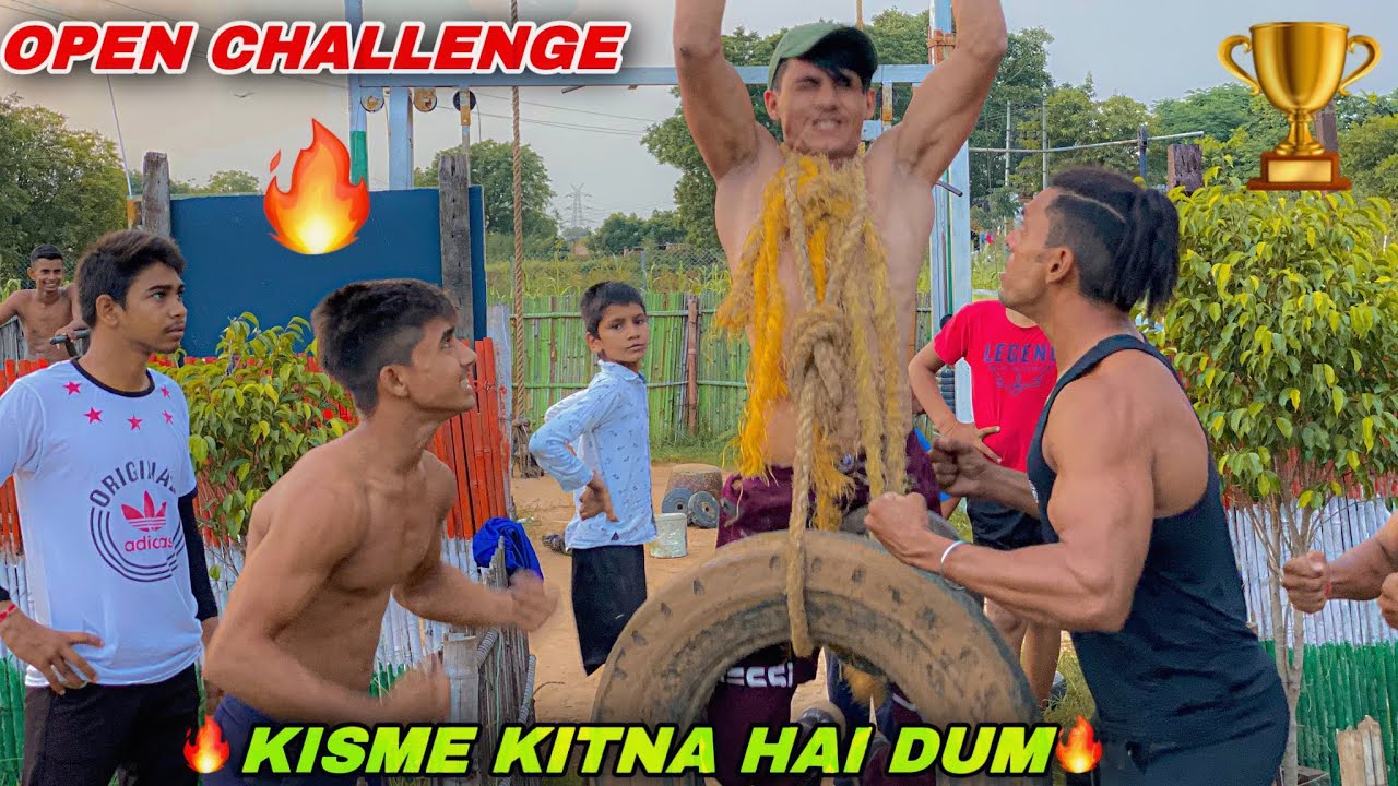 OPEN CHALLENGE 🏆 Kisme Kitna Hai DUM 💪 Maximun Pullups Challenge | Vipin Yadav |