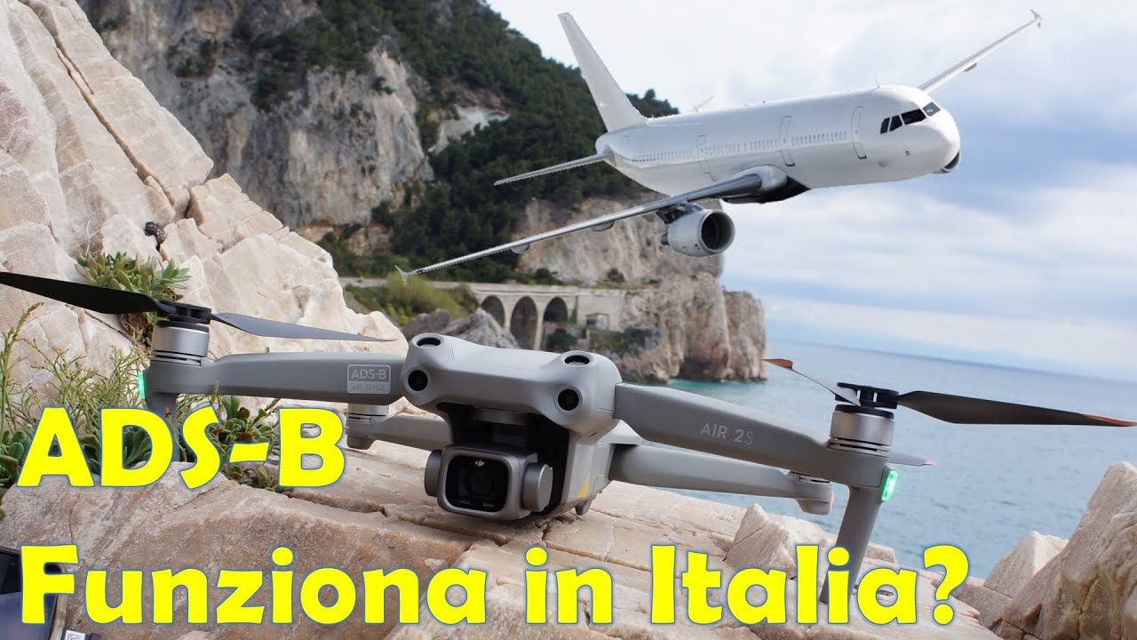 DJI AIR 2S RILEVA GLI AEREI IN ITALIA? Prova AIRSENSE ADS-B