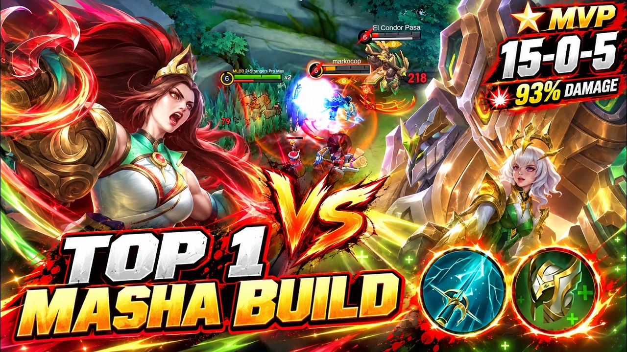 NEW MASHA USER MUST USE THIS GLOBAL TOP 1 MASHA BUILD AND HERE IS THE RESULT!