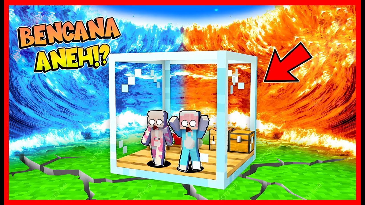 KAMPUNG ATUN & MOMON MENGALAMI BENCANA PALING MENGERIKAN DI MINECRAFT !! Feat @MOMON