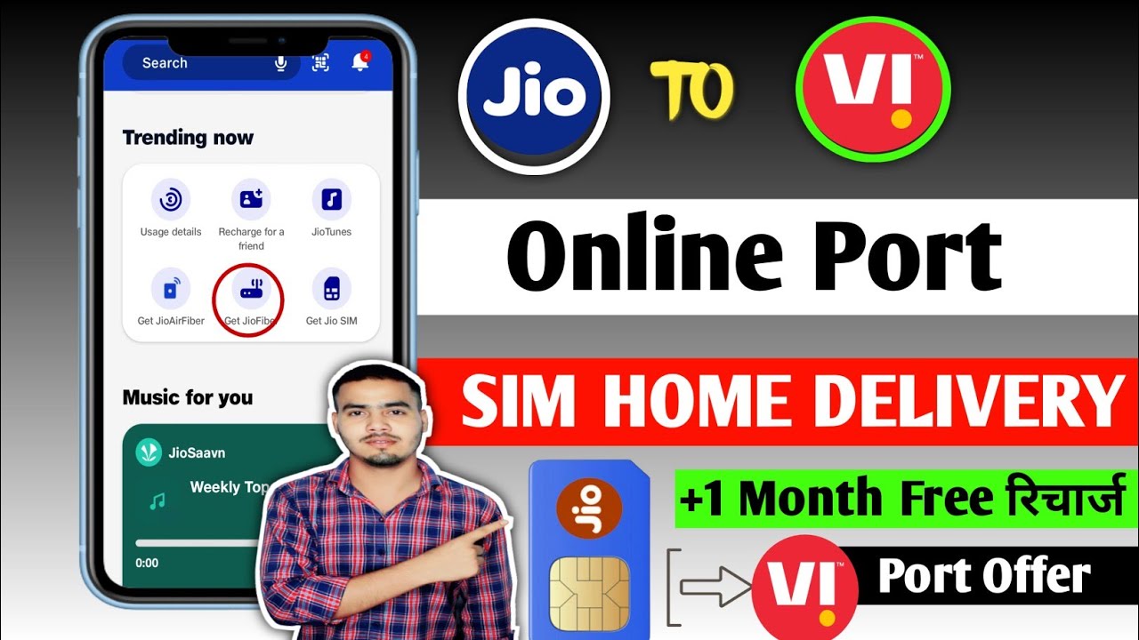 How to port Jio sim to Vi | Jio sim ko Vi me kaise PORT kare | Jio to Vi PORT  / online port