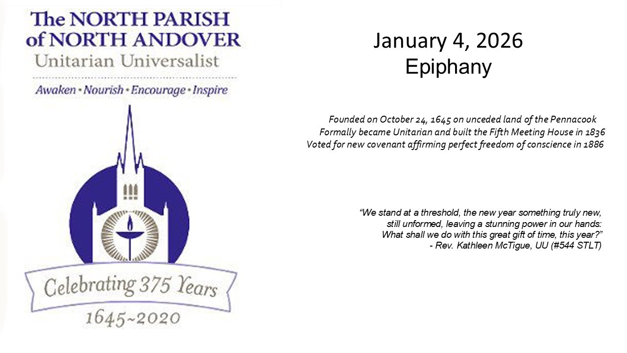 January 4, 2026: Epiphany
