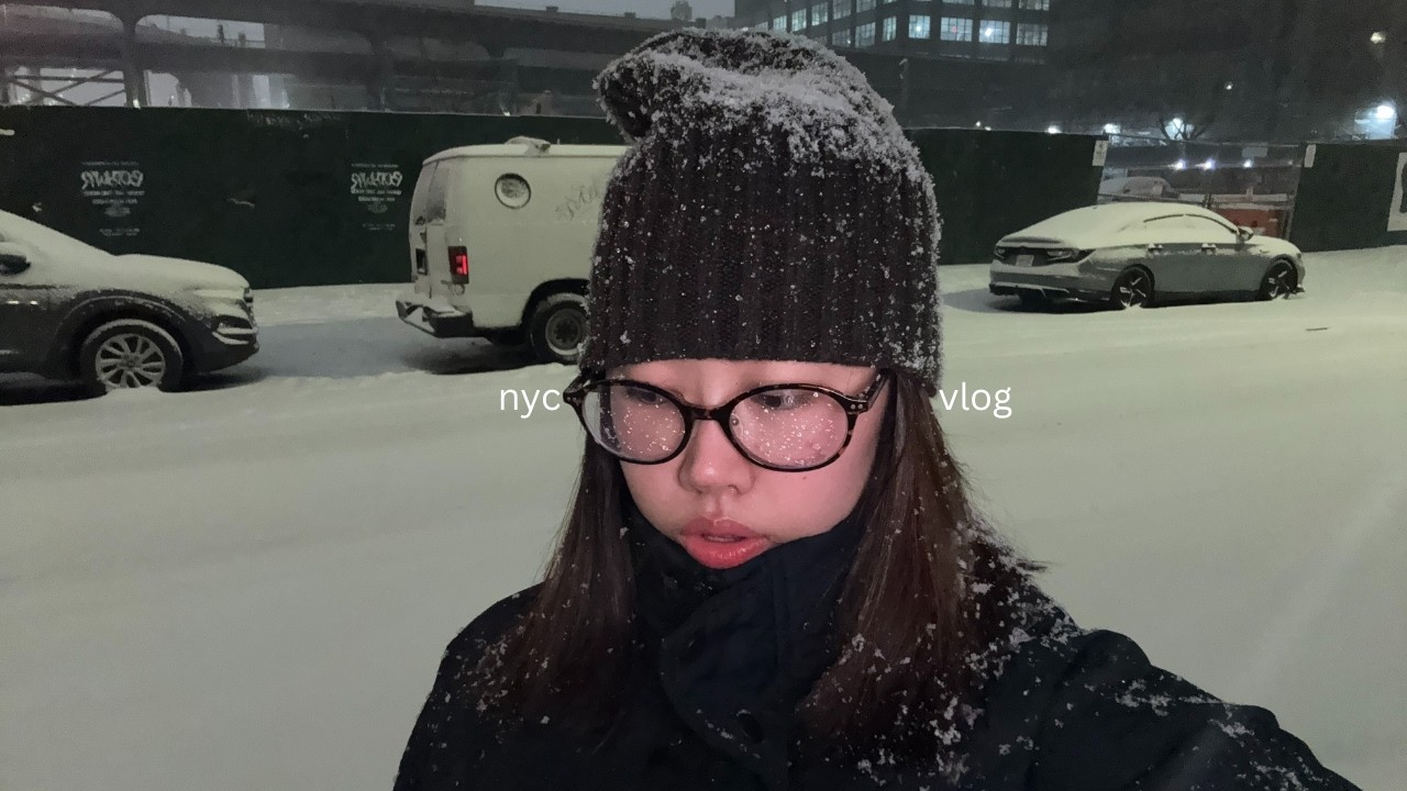 romanticizing snowy days in nyc