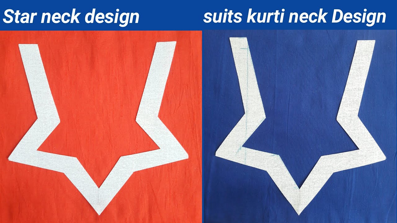star neck design cutting/ beautiful neck design cutting/ simple suit neck design cutting/plain neck