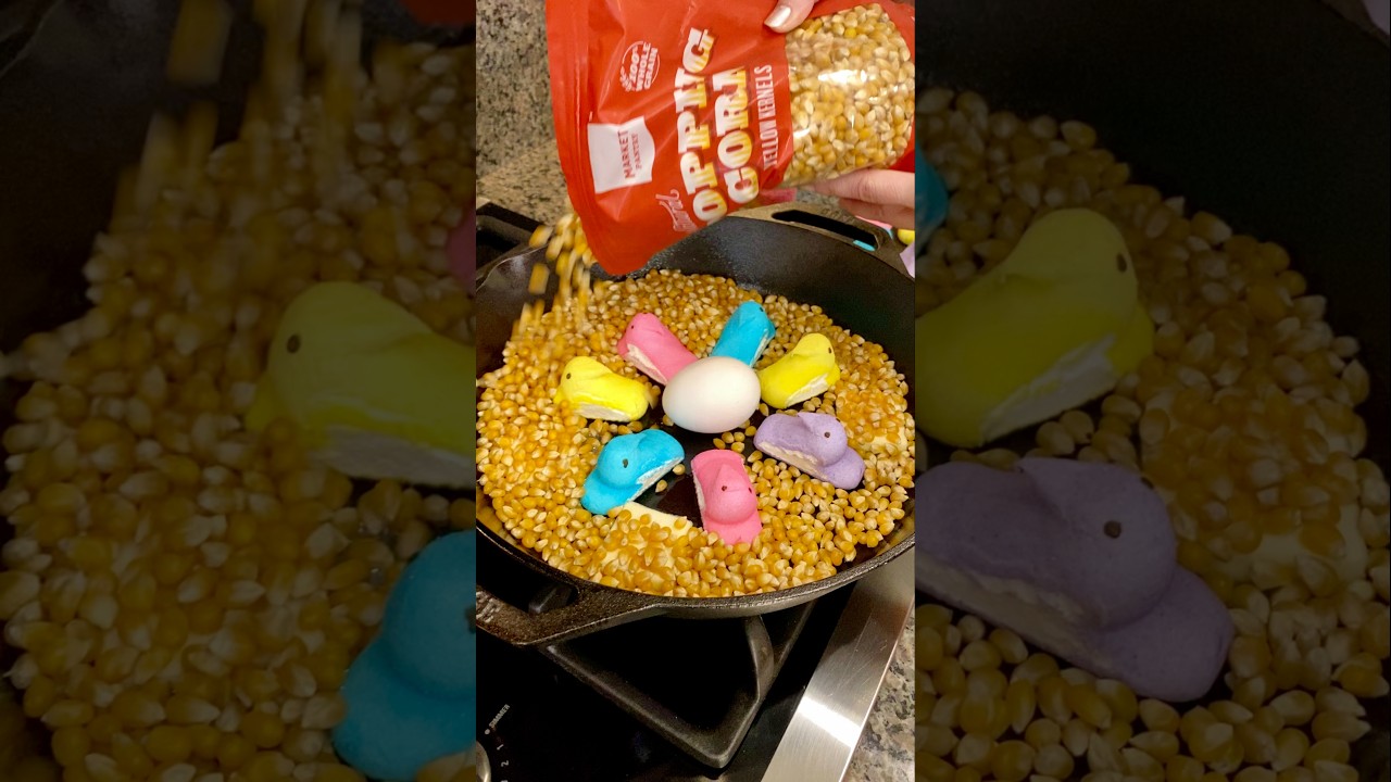 Как я раньше не знала об этом трюке с попкорном? 🥚
