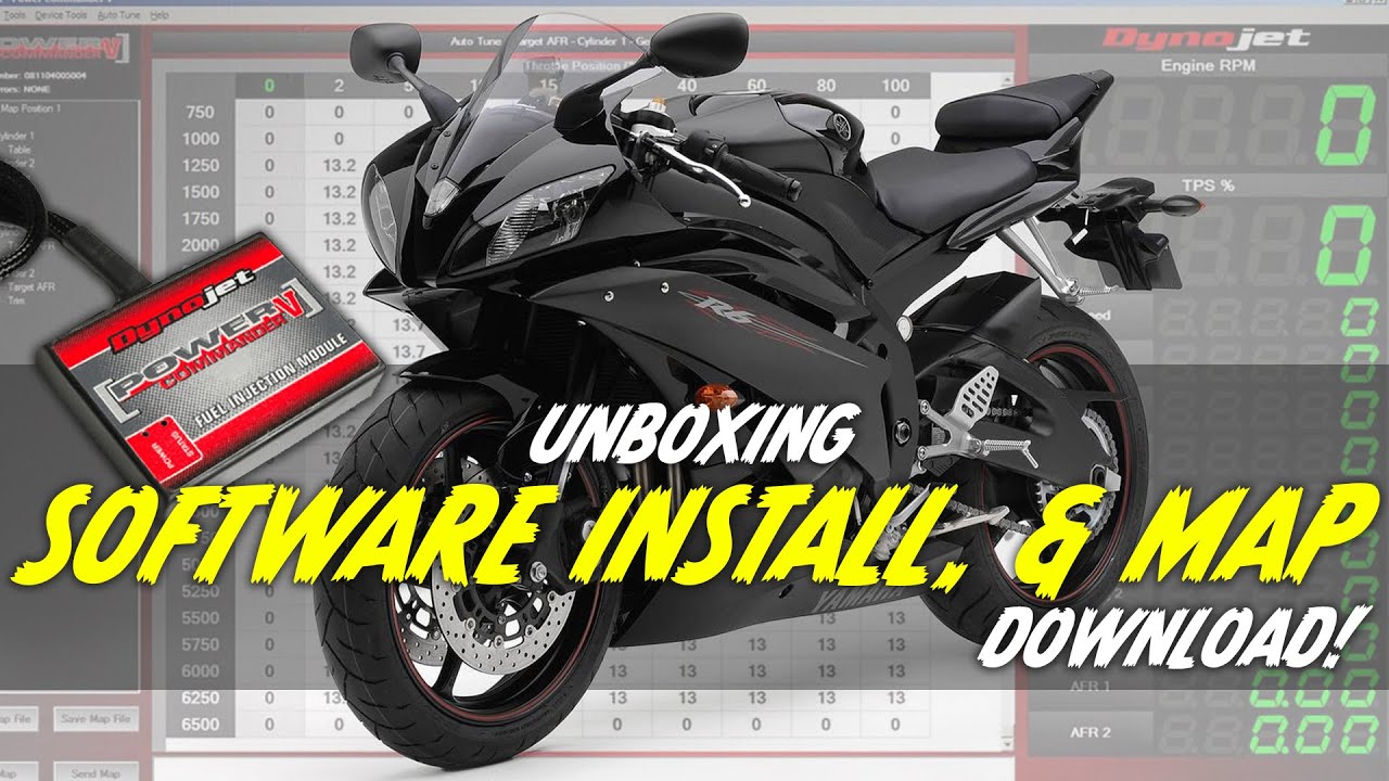 Power Commander 5 Unboxing, Software Install, & Map Download for 2006 Yamaha R6S