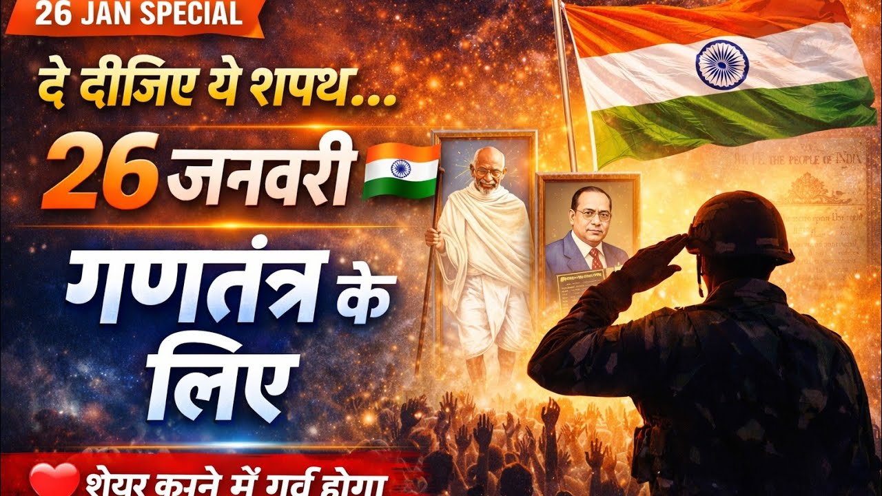 26 जनवरी का सबसे दमदार देशभक्ति गीत 🇮🇳 | ये गणतंत्र की शपथ है | Republic Day Song
