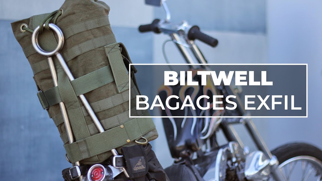 Biltwell EXFIL - La meilleure bagagerie pour Choppers & Bobbers !