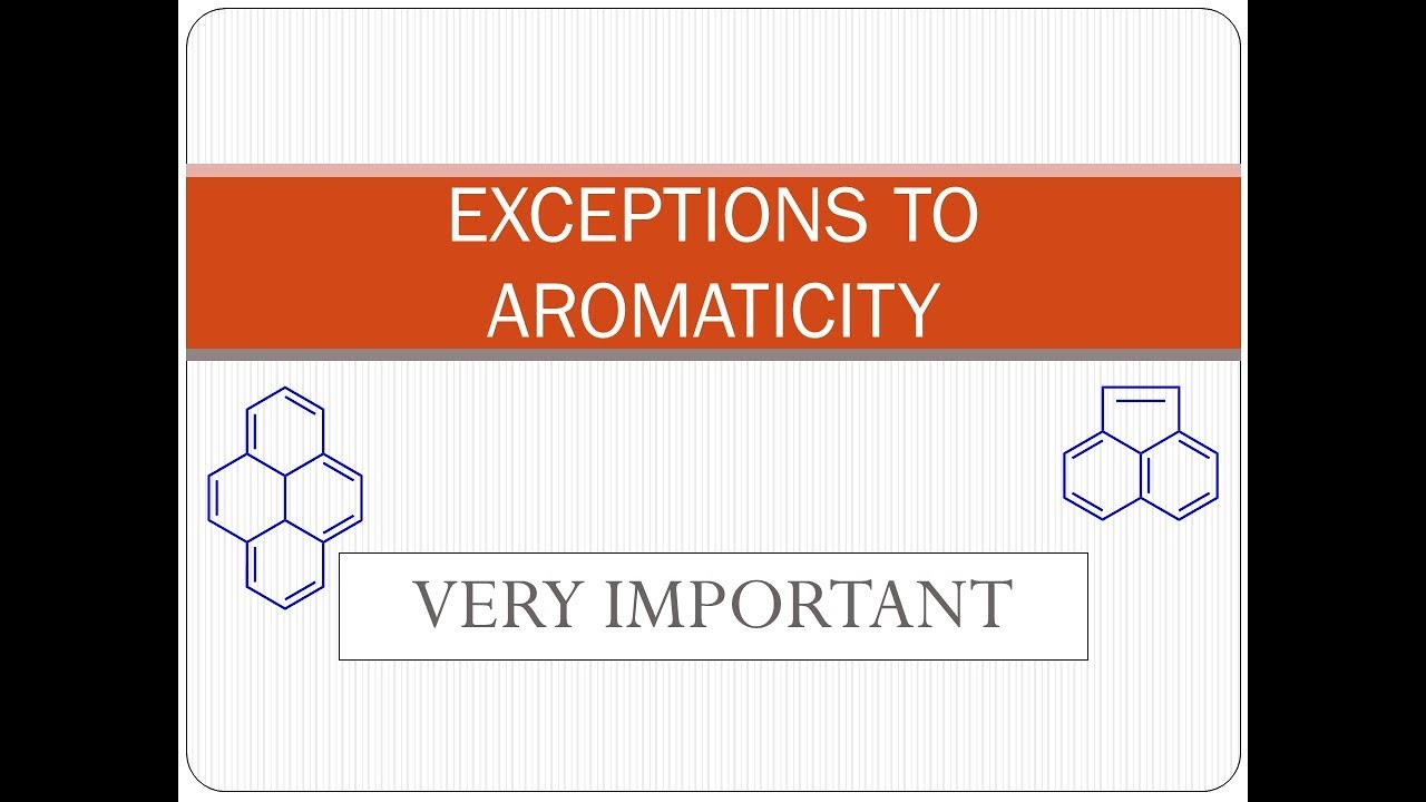 Exceptions in Aromaticity
