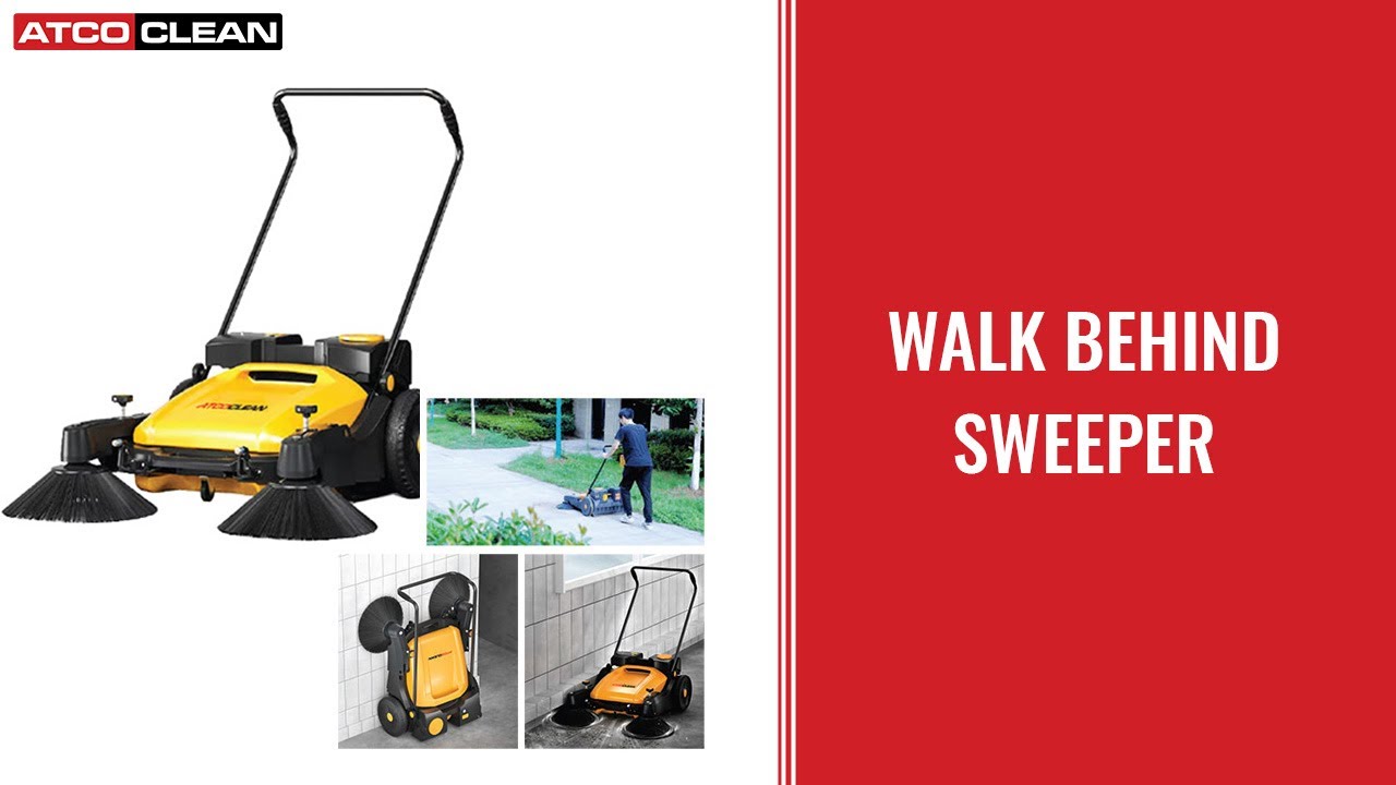 Walk-Behind Floor Sweeper &ndash; Eco-Friendly Manual Cleaning Equipment &ndash; ATCOCLEAN